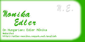 monika edler business card
